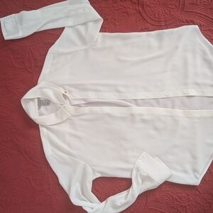 H&M Crisp White Collared Shirt